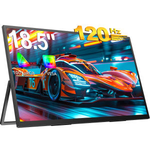 UPERFECT UMAX Portable 18.5" 1080P IPS Screen Gaming Monitor with 120Hz HDR & Eye Care for Smartphones & Laptops