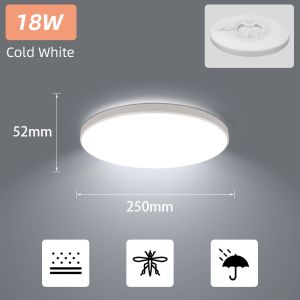 Led Ceiling Light Remote Control Tricolor Home Design Bedroom Lnfinite Dimming 3 Color Lamp 220v Household Room Living Lighting