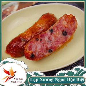 1kg lạp xưởng Sóc Trăng  Thịt Tươi Ngon Sạch -Đặc Sản Quên Hương- Vựa Khô Minh Triết