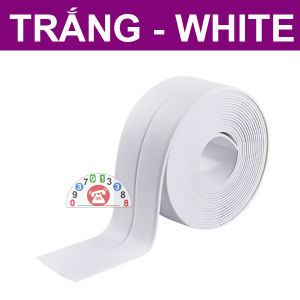 Ron Keo Băng Dán Cạnh Góc Bếp lavabo Tường Nhà Dài 3.2 mét x Rộng 3.8cm