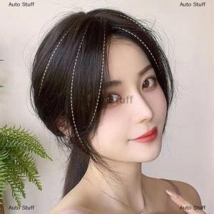 [COD] Auto Stuff วิกผมหน้าม้าด้านซ้ายและขวาวิกผมหน้าม้าแบบแยกชิ้นต่อสำหรับเด็กผู้หญิง