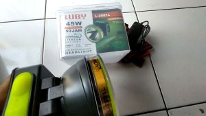 Senter Kepala Luby L-2881: 45 Watt & 10000mAh