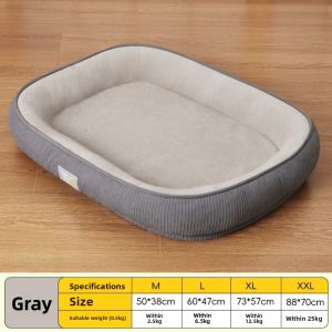 VERMILL Soft Detachable Dog Bed Non-slip Design Washable Thermal Dog Bed  Breathable Pet Sofa Cushion For Pet Sleeping