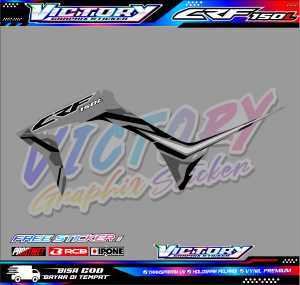 STRIPING VARIASI MOTOR HONDA CRF 150 L / STIKER LIST HONDA CRF 150 L