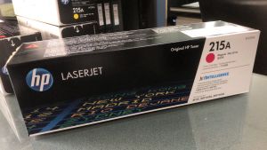 HP 215A M  (W2313A ) ตลับหมึกโทนเนอร์ สีแดง ของแท้ศูนย์+ของใหม่+คุณภาพ 100% MAGENTRA Original LaserJet Toner Cartridge (W2313A)M182n  M183fw