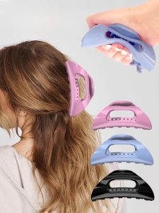 คลิปหนีบผม พอดีกับส่วนโค้งของศีรษะ กิ๊บติด แคลมป์ สะดวกสบาย การออกแบบรูปลักษณ์ ชีวิตประจําวัน