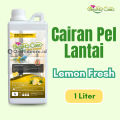 Cairan Pembersih Lantai Rumah Kantor 1 Liter Pelmos Anti Kuman Aroma Lemon Fresh. 