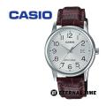 Casio Leather Strap Analog Men Watch MTP-V002L-7B2. 