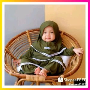 Gamis bayi 6 bulan