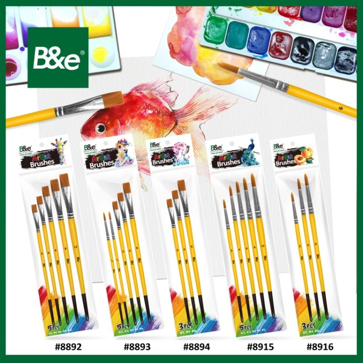 Bnesos B&e School Office Supplies Artist Paint Brushes Water Color ...