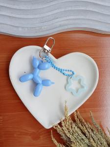 Keychain Balon Anjing Lucu Aesthetic