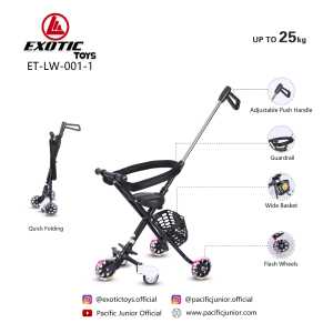 Stroller Bayi Exotic ET-LW-001-1: Mudah Dilipat & Cocok Untuk Perjalanan
