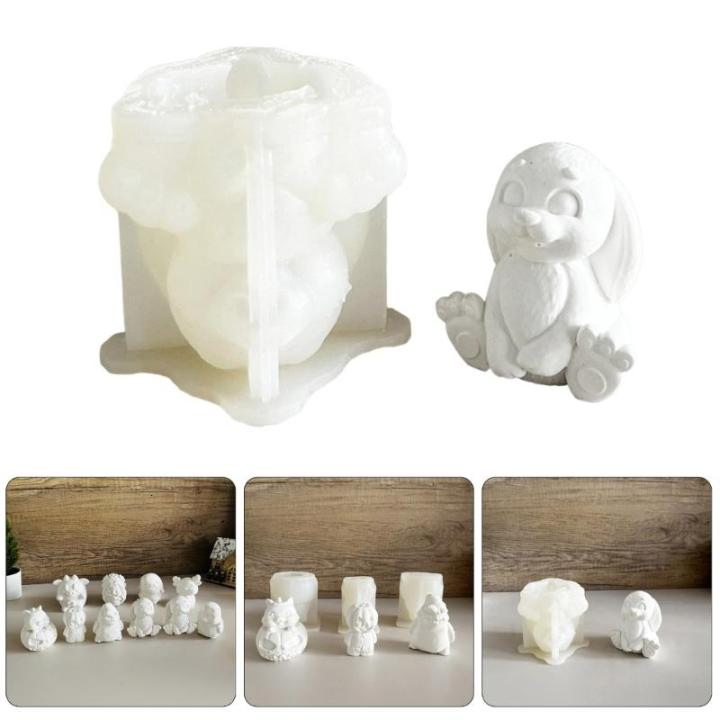 3D động vật hoạt hình Khuôn Silicone Hươu khuôn nhựa Epoxy khuôn thạch ...