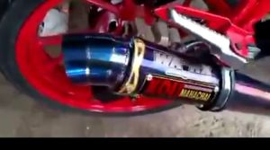 Knalpot Kou Mahachai Bisa pake laser nama juga Buat Vixion Satria Fu Sonic CB150RR 15CBR Tiger GSX Dll