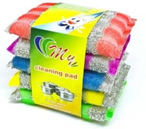 Spons - Sabut Cuci Piring Model Bantal Serat Silver