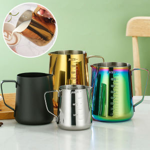 Stainless Steel Milk Frother Jug Craft Milk Frothing Pitcher Coffee Latte Frothing Art Pitcher Mug Cup Barista Latte Art Tools2026