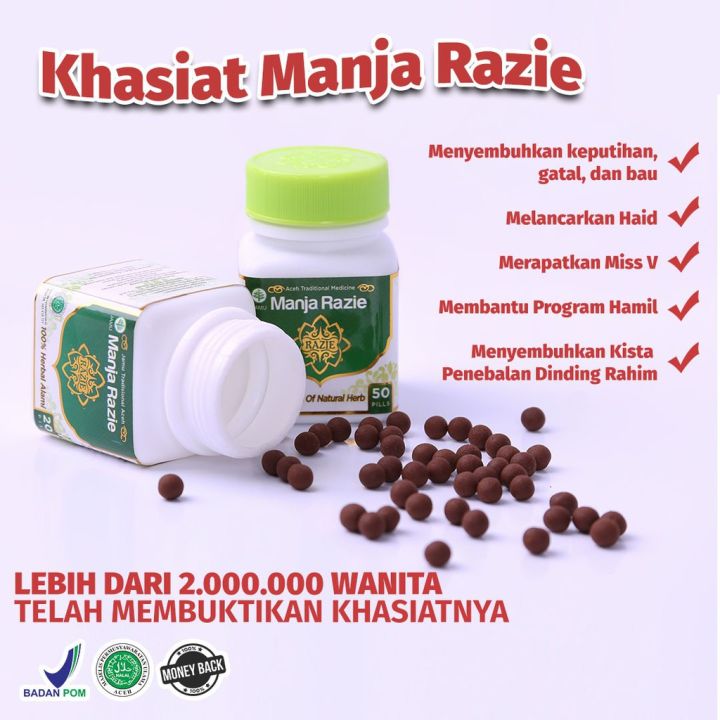 Manjakani Aceh Razie Manja Razie isi 30 butir jamu tradisional aceh