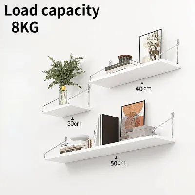 3PCS Set Nordic Wall Shelves Wall Decor Partitions No Punching Router Rack Decorative Shelf Room wall decoration