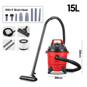 Tixx Vacuum Cleaner 15/18L For Home Upgrade Metal Material Dry and wet
