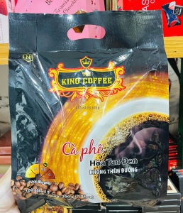 Date 09/28  Cà phê hòa tan đen King Coffee 200g (2g x 100 gói ) - Pure Black Coffee