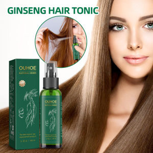 【Super low price】OUHOE Ginseng Hair Essence Moisturizes Hair Prevent Supple Scalp Hair Cosmetic Repair Spray Hair Loss