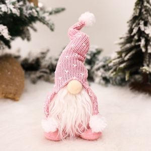 BABYBANG Knitted cloth With Hands Christmas Pendant Kids Gift Xmas For Home Faceless Doll Tabletop Figurines Gnome Doll Christmas Decoration