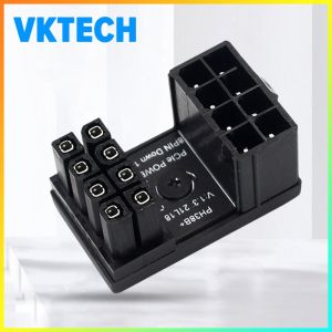 [Vktech] Durable 6 Pin GPU Power Cable Adapter for Graphics Card PCIe Power Supply for Desktop Gaming PCs