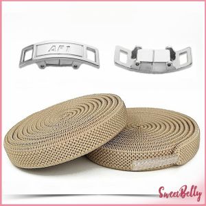 Sweet Belly เชือกรองเท้าแบบไม่ต้องผูก แบบยืดหยุ่น Shoelace