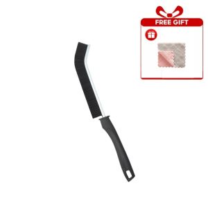 【Free Towel】Long Gap Cleaning Brush Multi-functional Stiff Bristles Crevices Cleaner Brush  Floor Seam Brush Bathroom Dead-end PhIeo
