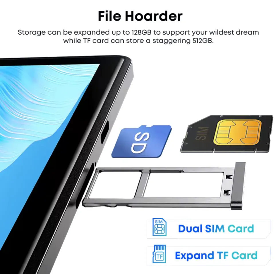 SUXI Poker A3 Tablet Game 12+128GB 5G Dual Sim students
