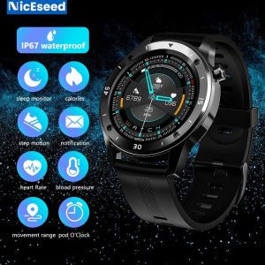 Garmin Smart Watch Full Touch Control Bluetooth Control Sport Bracelet Heart Rate Fitness Tracker For Android iOS Men And Women Durable Waterptoof