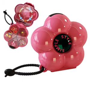 Small and Portable Jewelry Box Portable Dopamine Multi-function Medicine Box 7 day Travel Medicine Storage Box