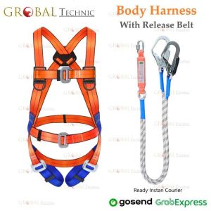 Safety Body Harness  Climbing  Double Big Hook 2m Sabuk Pengaman Safety Belt Proyek Legion Safety Harness