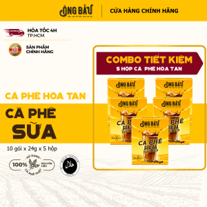 COMBO 5 HỘP CÀ PHÊ TƯƠI MỚI SIÊU TIẾT KIỆM
