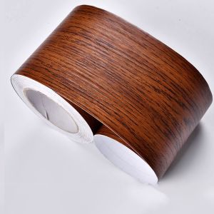 Wallpaper Stiker Border List Tembok Motif Kayu 2.5cm x 7m Wallpaper Dinding Sale Termurah