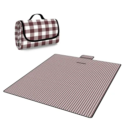 Tikar Piknik Tahan Air - Alas Bersantai Outdoor- Terpal Kemah Ukuran 100x150cm - Karpet Piknik Portabel Bahan Polyester - Alas Waterproof Bermotif -W1