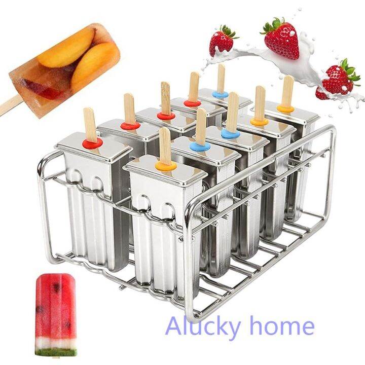 Ice Cream Maker Bekas Acuan Ais Krim Batang Stainless Steel Ice Cream ...