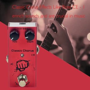 NEXTYOO Tông màu đa dạng Bàn đạp hiệu ứng guitar điện mini Máy tạo âm Bàn đạp hiệu ứng mini Chuyên nghiệp Loại đơn V Bộ xử lý hiệu ứng Hiệu ứng guitar