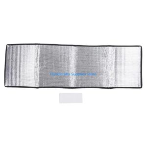 Kirilgu Thermal Insulating Aluminum Window Film Sun Blocking Privacy for Home Car K6R8Z