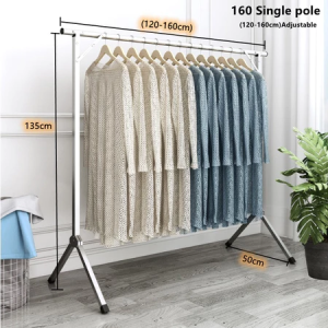 Jemuran Baju Lipat Stainless Jemuran Baju Portable Gantungan Baju Jemuran Pakaian