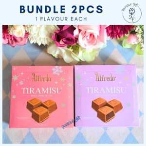 Alfredo Tiramisu Chocolate 65g Milk & Dark Choc - Coklat HALAL