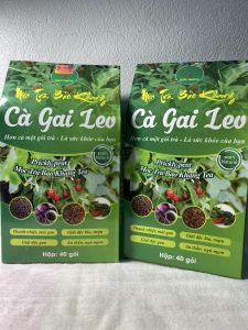 Trà cà gai leo túi lọc hộp 40 gói trà túi lọc cà gai leo Bảo Khang giúp hạ men gan gan nhiễm mỡ thanh lọc giải độc gan