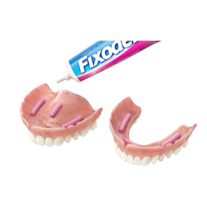 Keo Dán Hàm Giả Fixodent Original 68g - Giảm Vụn Thức Ăn Kẹt Kẽ Răng