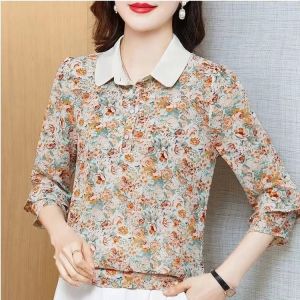 Luckin hàng hiệu cho phụ nữ áo ngắn tay áo voan mùa hè 2026 áo cánh xu hướng đa năng mới