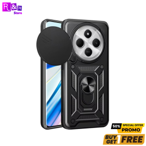 PROMO Case Xiaomi Redmi A4 Military Slide Camera Ring Magnetic + GRATIS TG 9D BLUE LIGHT SPY