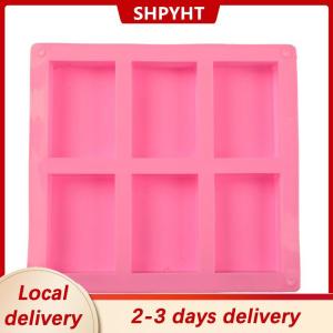 [COD] SHPYHT Local delivery Ship within 24 hours 6 Cell Rectangular Silicone Soap Mold For Homemade Decorative Soap Making Mould