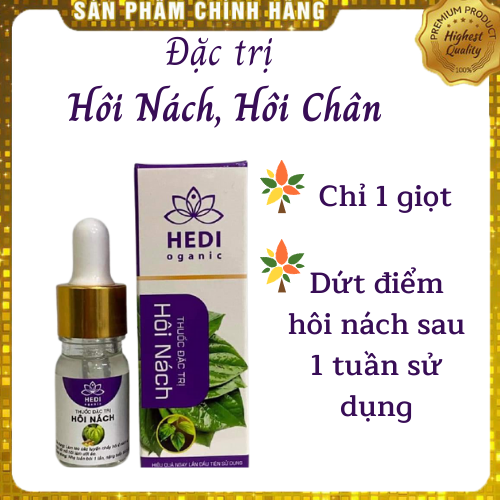 Thuốc Đặc Trị Hôi Nách Hedi Organic: Giải Pháp Hiệu Quả Cho Mùi Hôi Nách