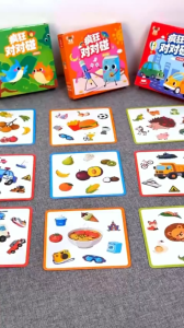 Kad Haiwan Padanan Gila Mainan Latihan Fokus Kanak Kanak Kad Permainan Meja Interaktif Ibu Bapa Anak Crazy Matching Card Animal Concentration Training Toy Educational Board Game Card 疯狂动物对对碰卡片儿童专注力训练玩具幼儿益智桌游亲子游 戏卡牌 E402