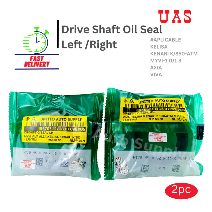 Drive Shaft Oil Seal For KELISA KENARI K/850ATM MYVI1.0/1.3 AXIA VIVA