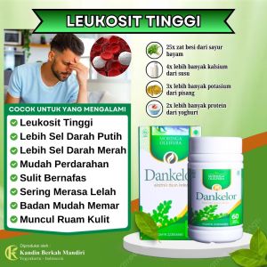 Obat Penurun Leukosit Tinggi Obat Untuk Menurunkan Leukosit Obat Leukosit Tinggi Obat Penurun Leukosit Obat Badan Mudah Lelah Obat Penurun Sel Darah Putih Kapsul Ekstrak Daun Kelor Dankelor Original Berlegalitas BPOM